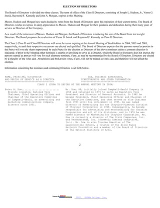 masco Proxy Statements 2002- 