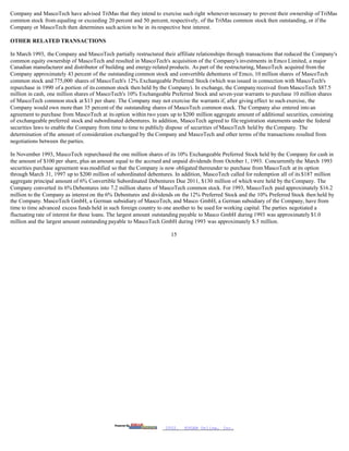 masco Proxy Statements 1994- 