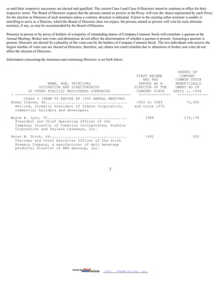 masco Proxy Statements 1994- 