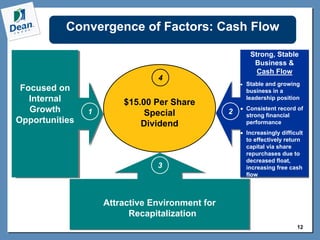 3/2/07 DF Special Dividend ConferenceCallSlides