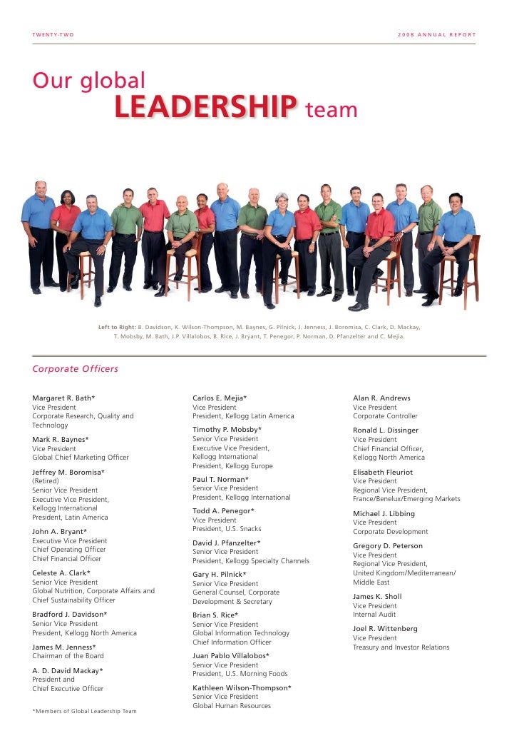 kellogg annual report Investors report alumni and friends, i am so proud that, on august 31, we reached the final milestone in our seven-year plan for transformation — completing our $350 million transforming together campaign, coming in at a record $365 million , thanks to so many of you. kellogg annual report Investors report alumni and friends, i am so proud that, on august 31, we reached the final milestone in our seven-year plan for transformation — completing our $350 million transforming together campaign, coming in at a record $365 million , thanks to so many of you.
