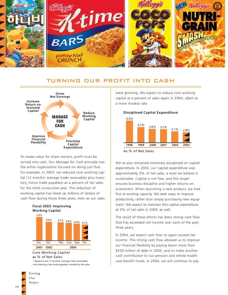 kellogg annual reports 2003