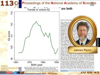 Mohamed Louadi, PhD – ISG-Tunis 20 de 45
CHATGPT ET LA NOUVELLE HUMANITÉ
Bratsberg, B. et Rogeberg, O. (11 juin 2018). Flynn effect and its reversal are both environmentally caused, Proceedings of the National
Academy of Sciences of the United States of America (PNAS), http://www.pnas.org/content/early/2018/06/05/1718793115, consulté le 1er
juillet 2018.
Proceedings of the National Academy of Sciences
 