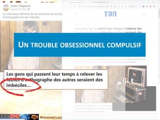 Mohamed Louadi, PhD – ISG-Tunis 7 de 45
CHATGPT ET LA NOUVELLE HUMANITÉ
UN TROUBLE OBSESSIONNEL COMPULSIF
 