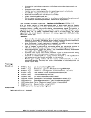 Saraj Hameed CV and Cover Letter,. | DOC