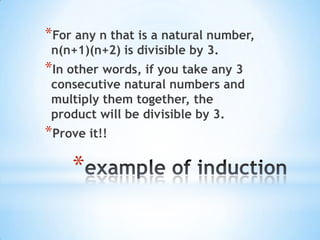 proof by induction | PPTX
