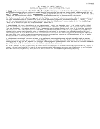 RR Donnelley  2003_10K