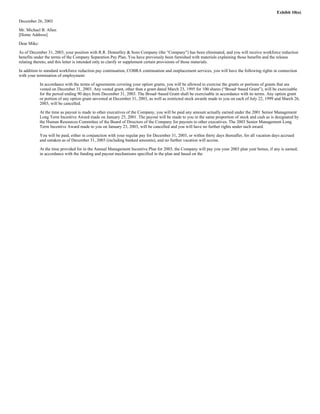 RR Donnelley  2003_10K