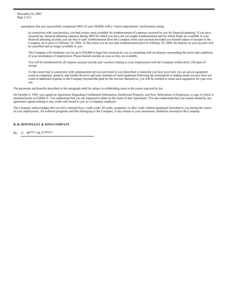 RR Donnelley  2003_10K