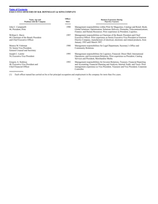 RR Donnelley  2003_10K