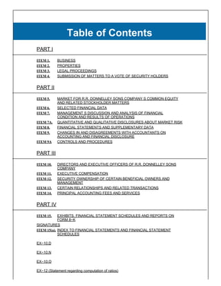 RR Donnelley  2003_10K