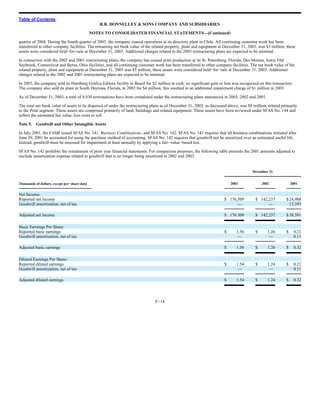 RR Donnelley  2003_10K