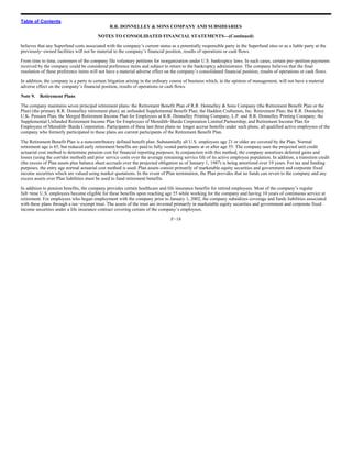 RR Donnelley  2003_10K