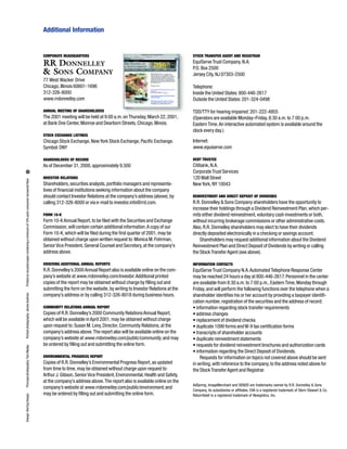 RR Donnelley  2000AR