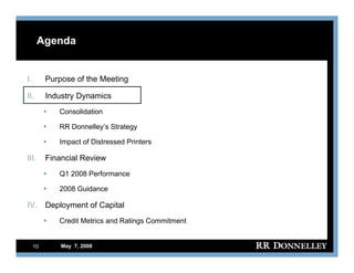 R.R.donnelley FixedIncomeInvestors05/07/08