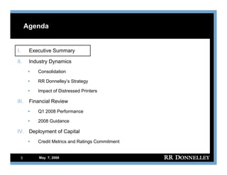 R.R.donnelley FixedIncomeInvestors05/07/08