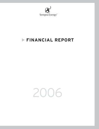 FINANCIAL REPORT




  2006
 