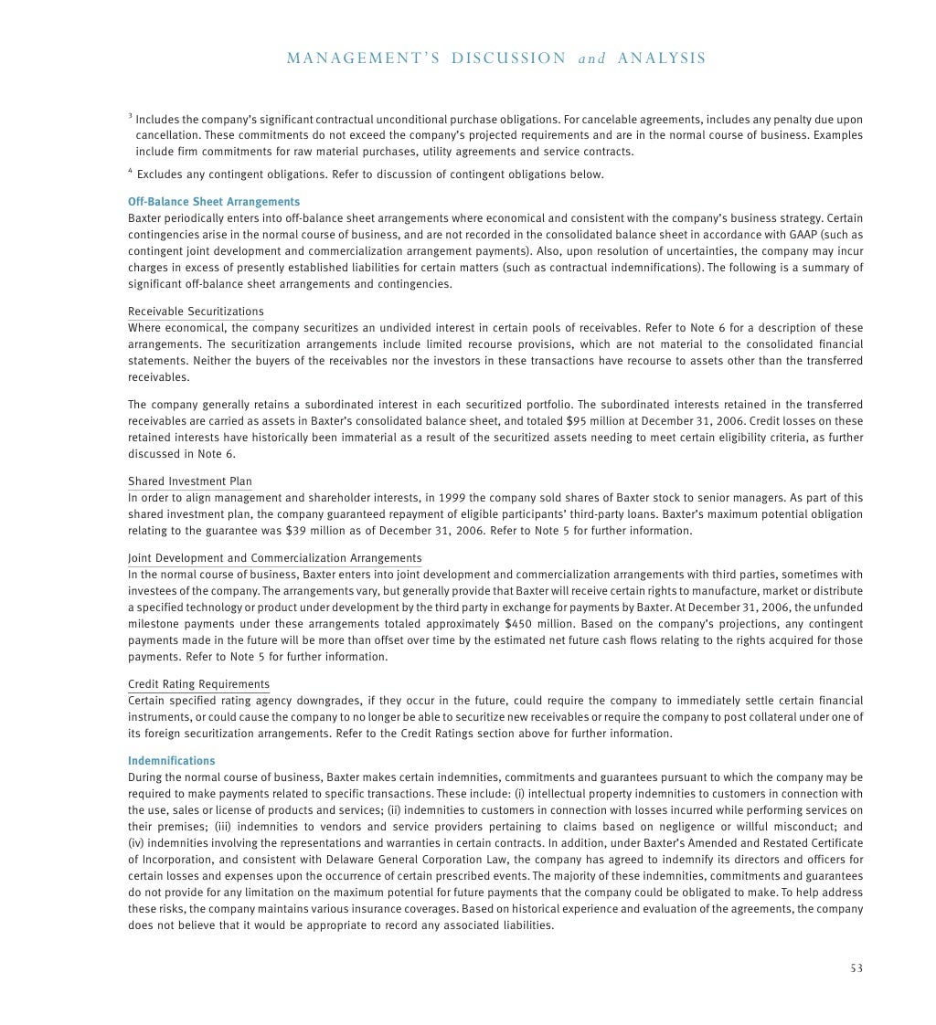 Baxter 2006 annual complete