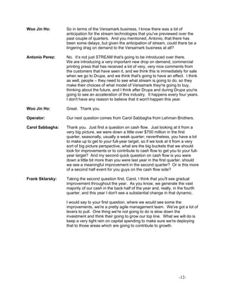 eastman kodak 1Q 08_Transcript