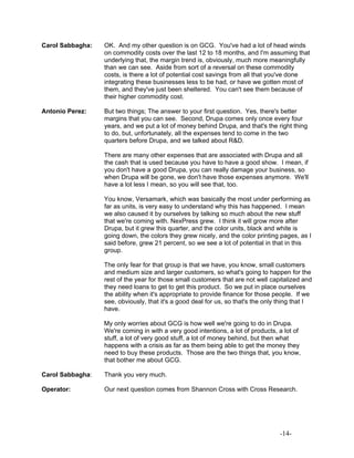 eastman kodak 1Q 08_Transcript