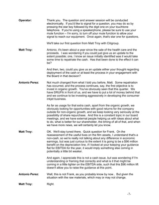 eastman kodak 1Q 08_Transcript