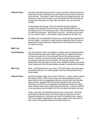 eastman kodak 1Q 08_Transcript