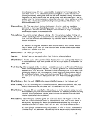 eastman kodak 1Q 07 SE Transcript