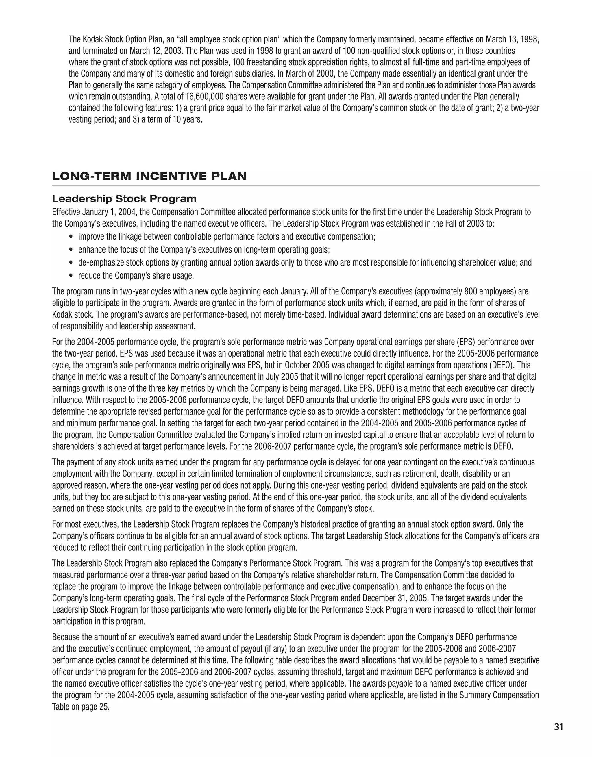 Kodak annualReport05