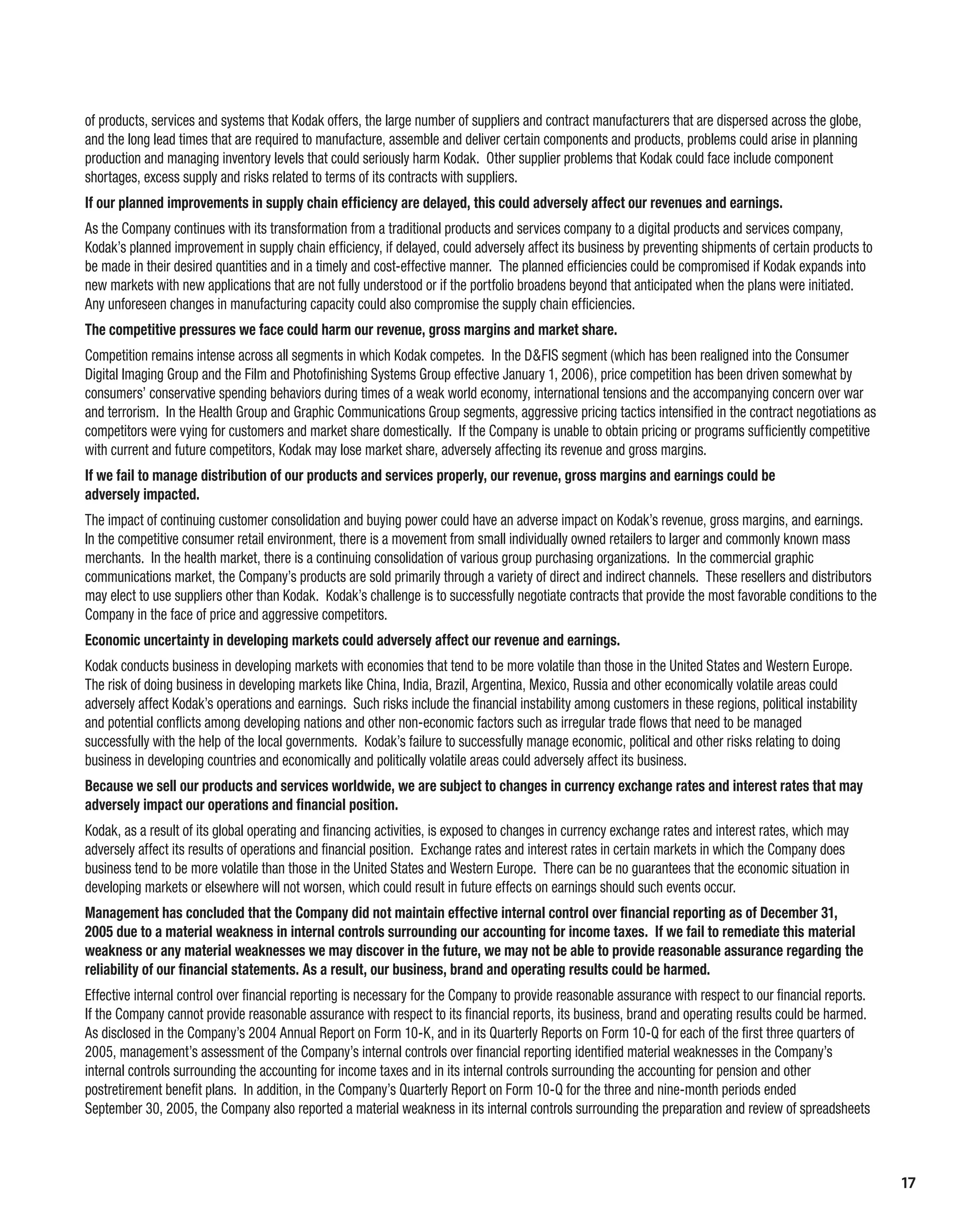 Kodak annualReport05