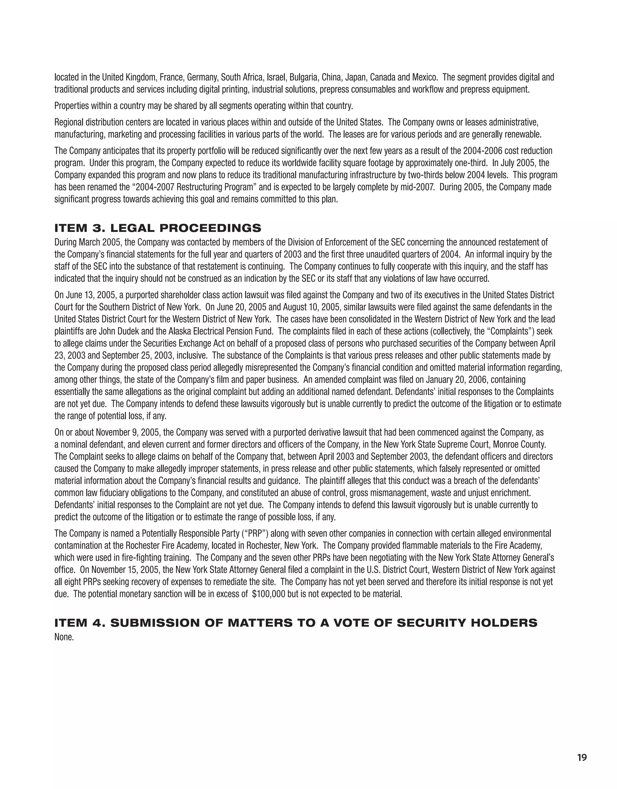 Kodak annualReport05