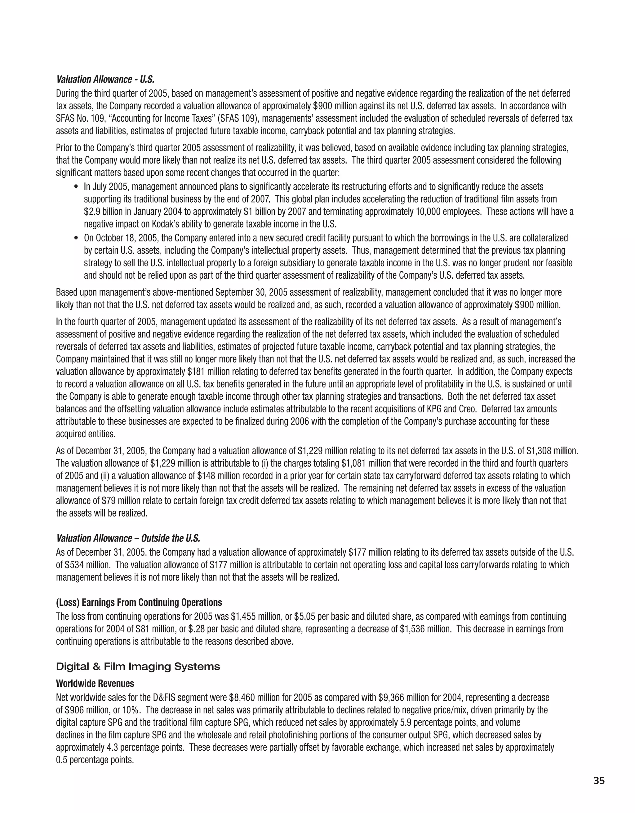 Kodak annualReport05