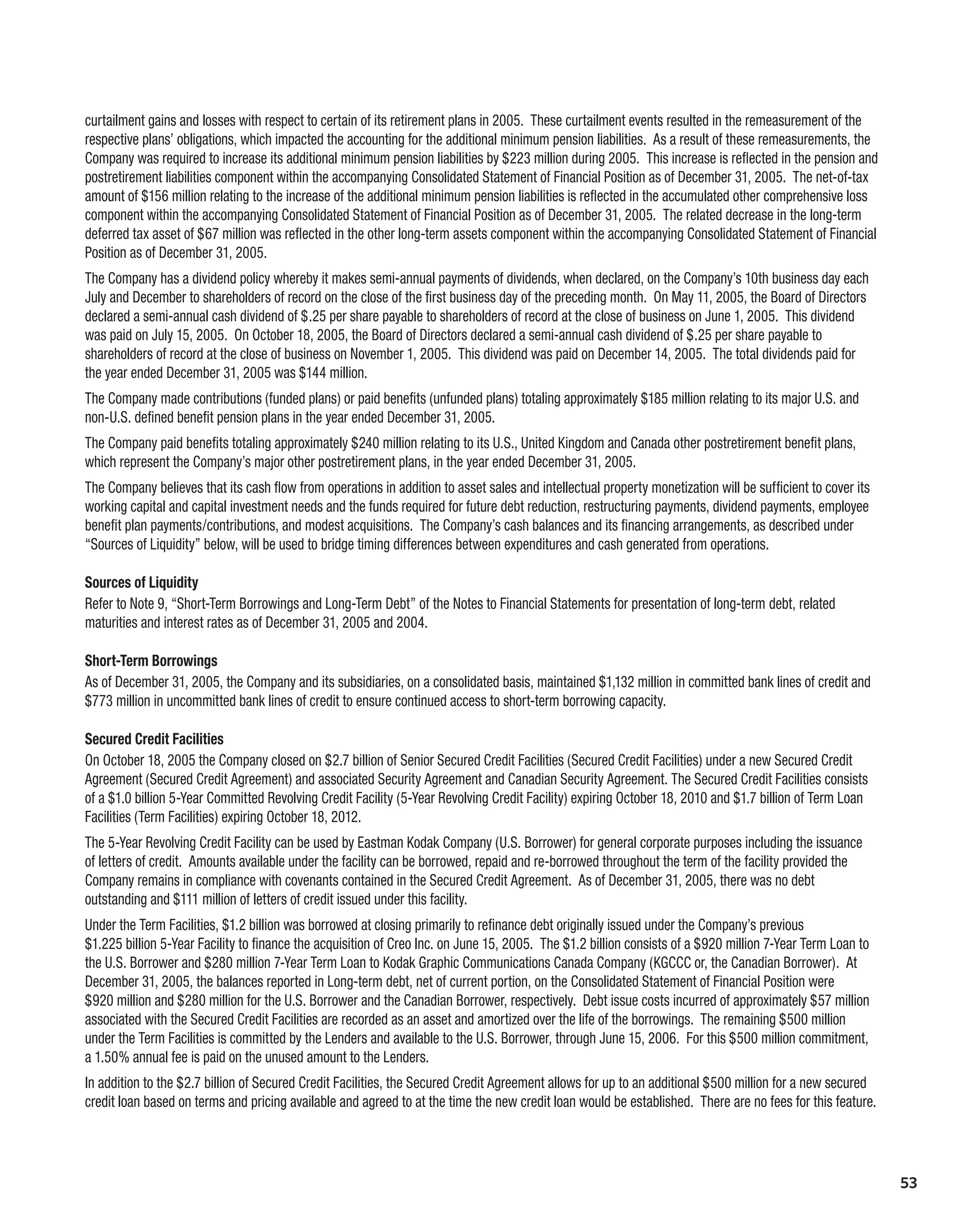 Kodak annualReport05