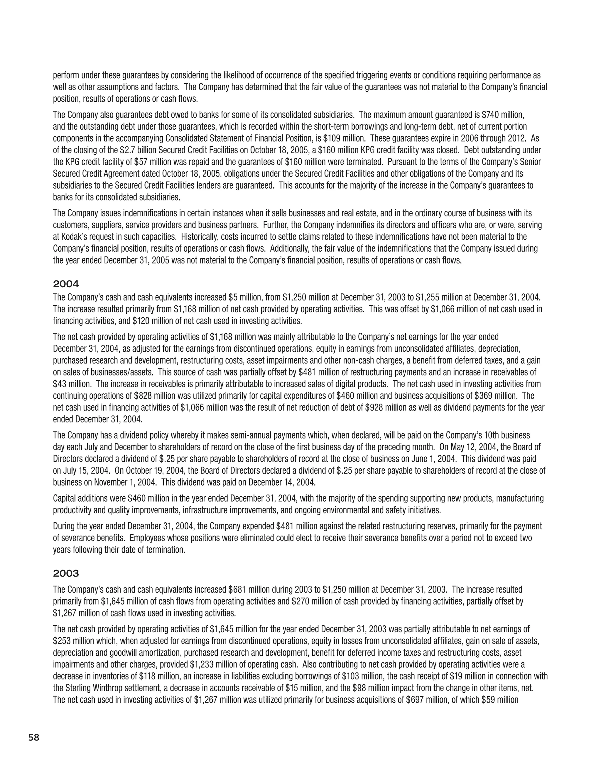 Kodak annualReport05