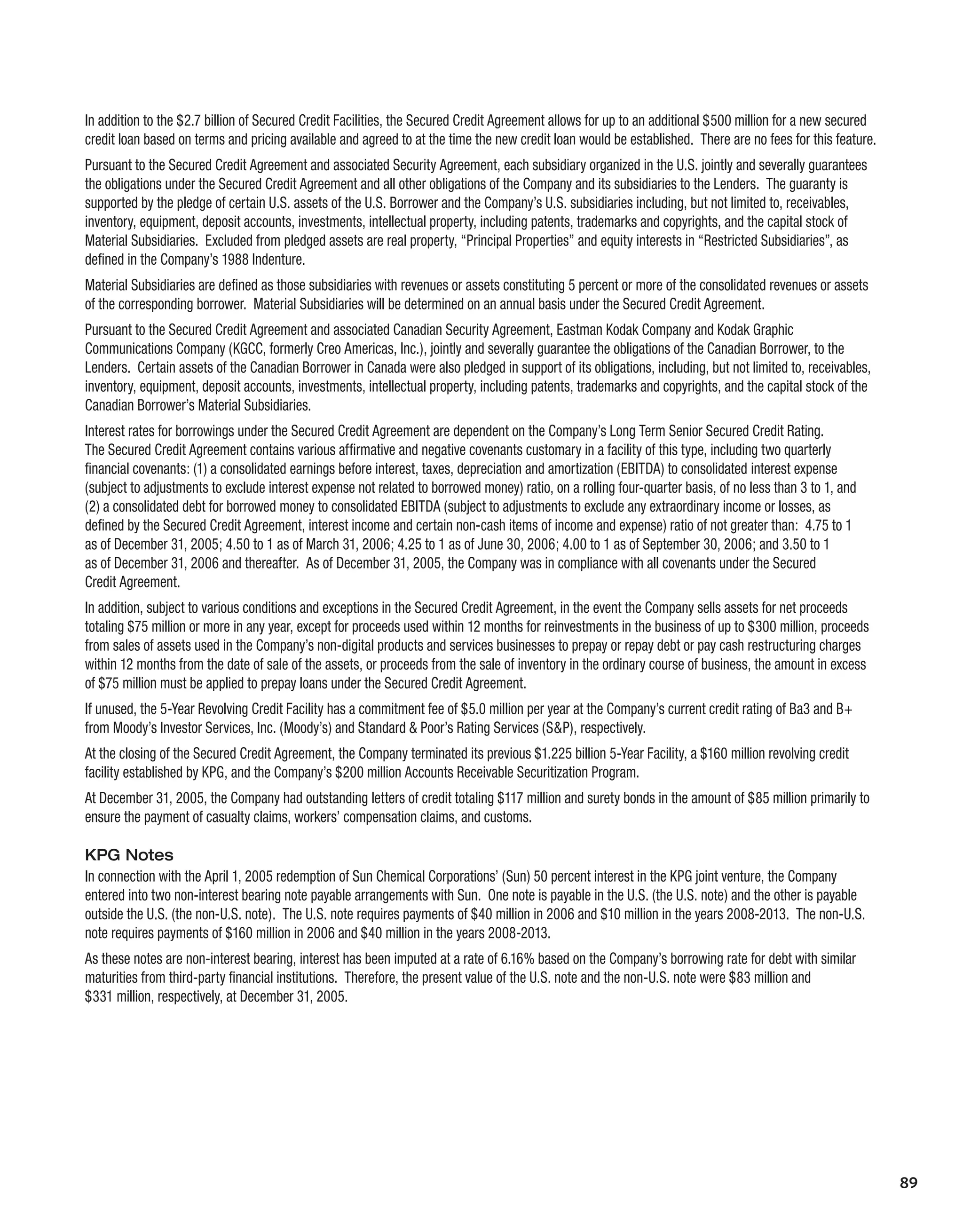 Kodak annualReport05