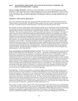 dish network annual reports 2003