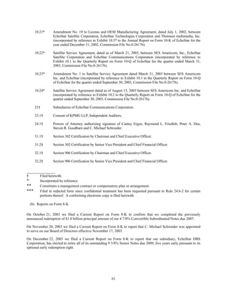 dish network annual reports 2003