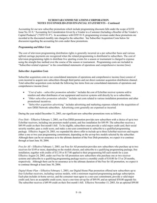 dish network annual reports 2003