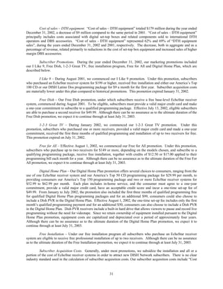 dish network annual reports 2002