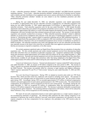 dish network annual reports 2002