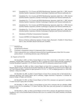 dish network annual reports 2002