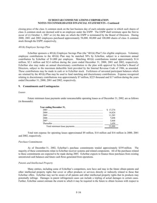 dish network annual reports 2002