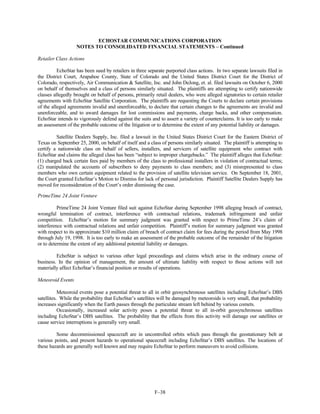 dish network annual reports 2001