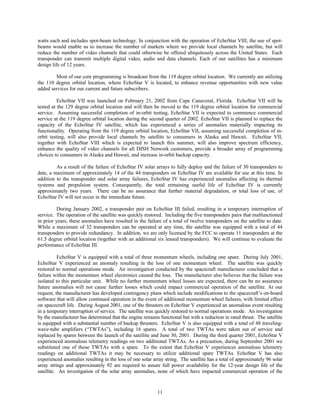 dish network annual reports 2001