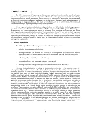 dish network annual reports 2001