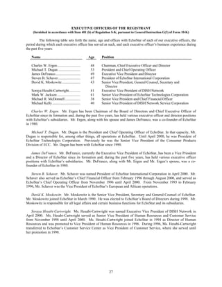 dish network annual reports 2001