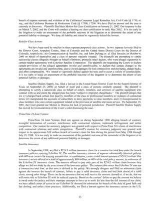 dish network annual reports 2001