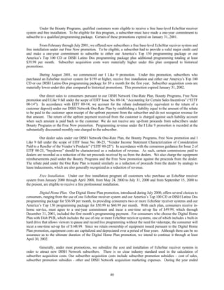 dish network annual reports 2001