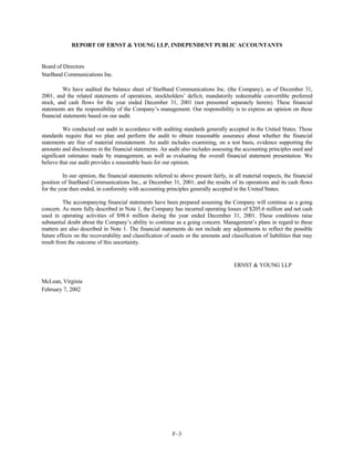 dish network annual reports 2001