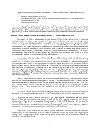 dish network annual reports 2001