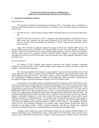 dish network annual reports 2001